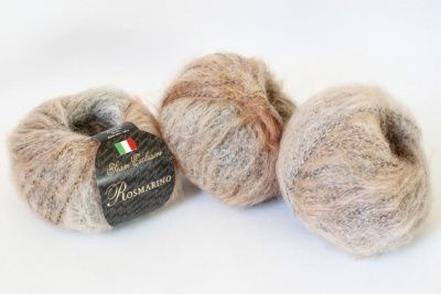 SEAM ROSMARINO (01), Состав: 60% кид мохер 15% шелк 20% шерсть 3% ламе 2% нейлон; 25г/125м