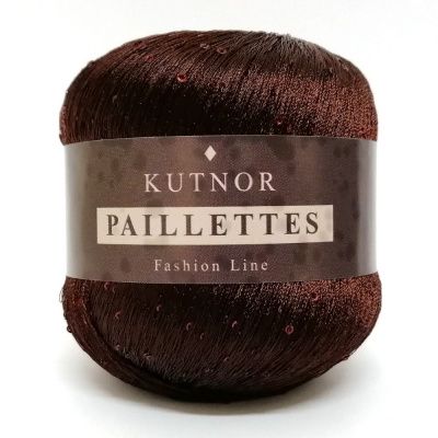 Пряжа KUTNOR Paillettes (025) 100% Полиамид 50гр, 360м