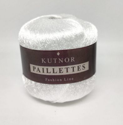 Пряжа KUTNOR Paillettes (180) 100% Полиамид 50гр, 360м